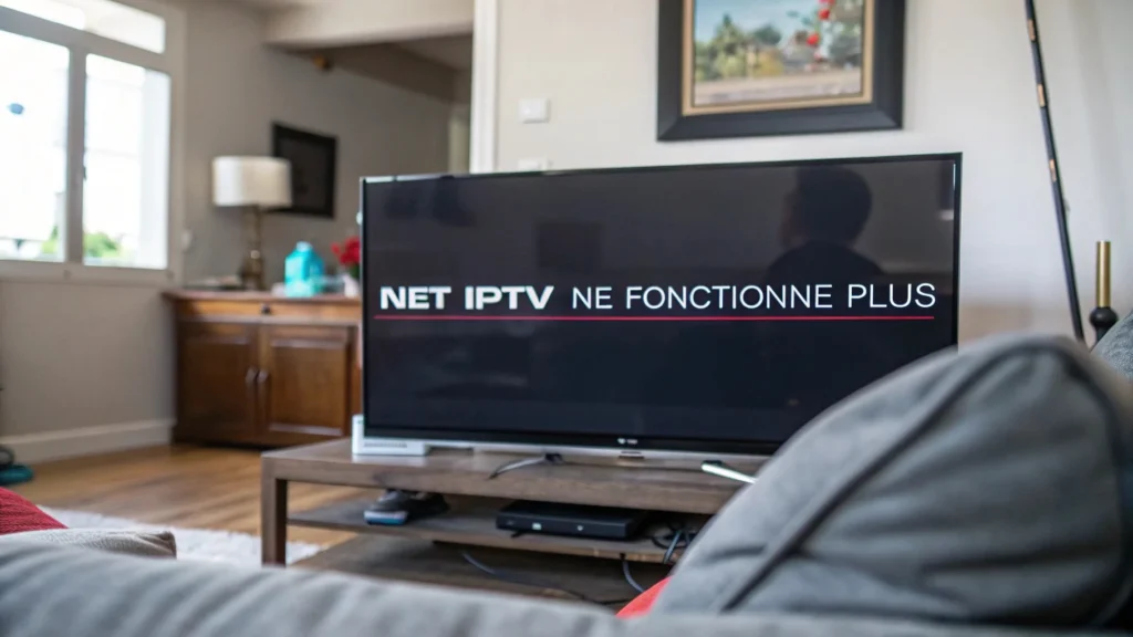 Net IPTV ne fonctionne plus